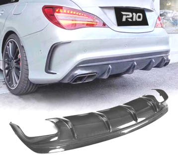 Diffuseur Pour Mercedes Cla W117 13-15 Look Cla45 Carbone, Verzenden, Nieuw
