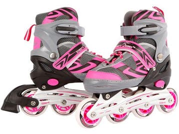 Veiling - Street Rider Inlineskates Junior maat 29-32 roze-g, Nieuw