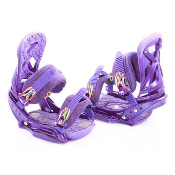 S snowboard bindingen BURTON LEXA EST, THE CHANNEL, Purple (, Sport en Fitness, Verzenden, Gebruikt