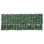 vidaXL Balkonscherm met donkergroene bladeren 200x75 cm, Tuin en Terras, Verzenden, Nieuw