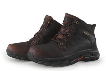 Skechers Veterboots in maat 42 Bruin, Bruin, Verzenden, Boots, Zo goed als nieuw