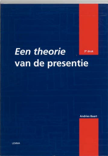 Een theorie van de presentie 9789059313217 A. Baart, Boeken, Verzenden, Gelezen, A. Baart