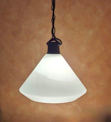 IKEA - Hangende plafondlamp - ÄLVÄNGEN“ - Opaline glas