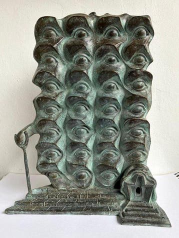 Salvador Dali (1904-1989) - sculptuur, Los Ojos Surrealistas