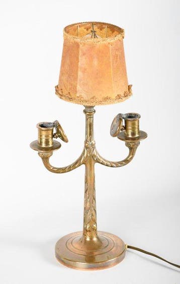 Art Nouveau Wagons-Lits treinkandelaar/salonlamp - Lamp -