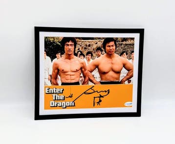 Enter the Dragon - Signed Photo with ACOA COA - Bolo Yeung, Nieuw
