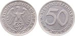 50 Reichspfennig Duitsland 50 Pfennig 1939a prfr/f prfr L..., Verzenden
