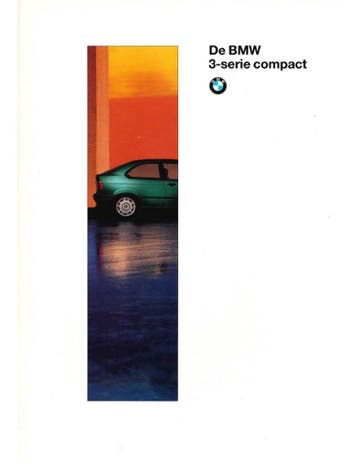 1995 BMW 3 SERIE COMPACT BROCHURE NEDERLANDS, Nieuw