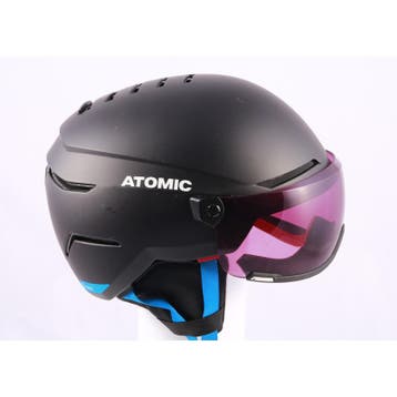 59 60 61 62 63 skihelm/snowboardhelm ATOMIC SAVOR VISOR ALL, Sport en Fitness, Verzenden, Gebruikt, Atomic