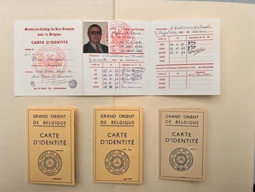 Document - Collection of documents of a Belgian Freemason -, Collections, Objets militaires | Général