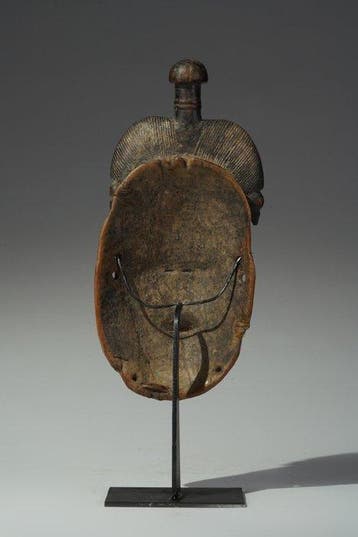 Een houten masker - Baule - Ivoorkust (Zonder minimumprijs), Antiek en Kunst