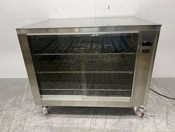 RVS Warmhoudkast Warmtekast voor gegrilde kippen 2 x 2, Ophalen of Verzenden, Nieuw in verpakking