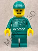 Lego Minifiguur - Racers - Aston Martin F1 figure, Nieuw