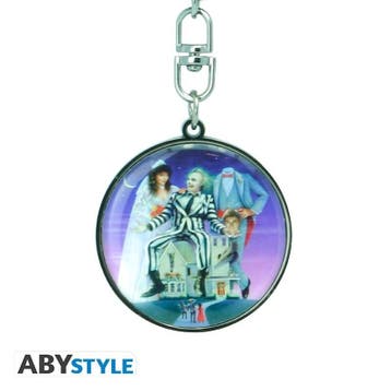 Beetlejuice and Maitland Metalen Sleutelhanger, Ophalen of Verzenden, Nieuw
