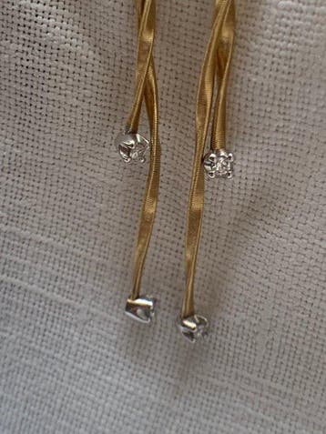 Marco Bicego - Oorbellen - 18 karaat Geel goud Diamant