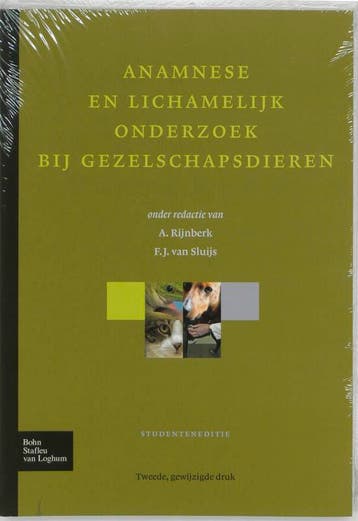 Anamnese lichamelijk onderzoek gezelschapsdieren, Boeken, Verzenden, Gelezen