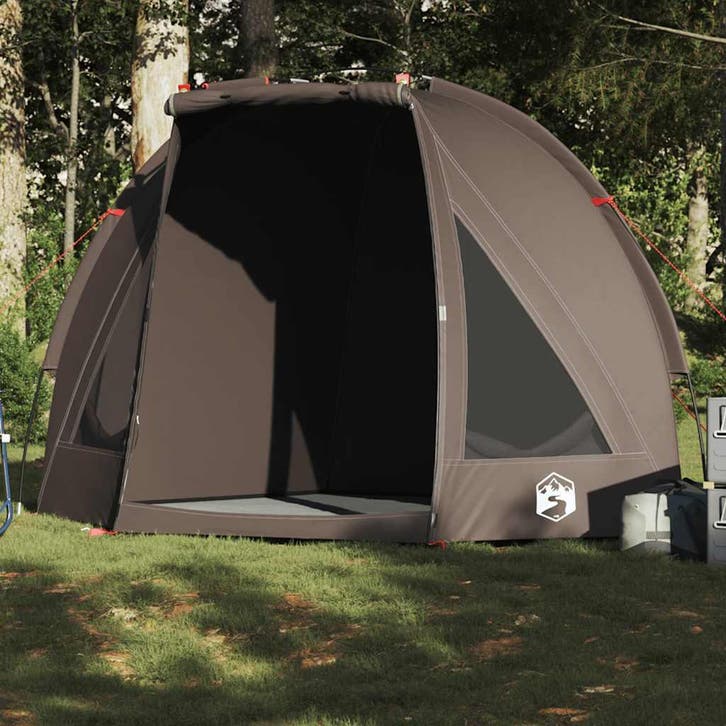 vidaXL Vistent waterdicht bruin, Caravans en Kamperen, Tenten, Nieuw, Verzenden