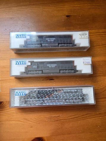 Kato N - Locomotive diesel (3) - Trois locomotives SD45 -, Hobby & Loisirs créatifs, Trains miniatures | Échelle N