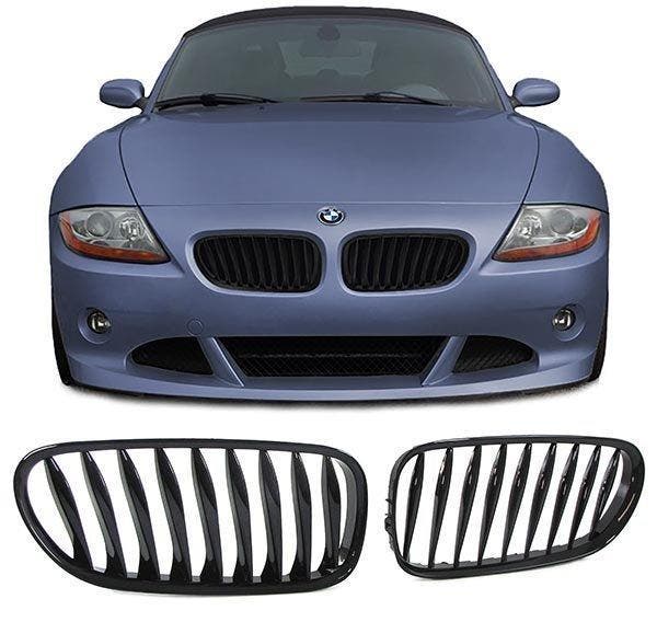 Zwarte Nieren (Grillen) BMW Z4 E85 E86 B2316, Auto-onderdelen, Carrosserie, Nieuw, BMW, Voor, Links, Rechts