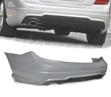 Pare Chocs Arriere Pour Mercedes Classe C W204 12-15 Look Am, Autos : Pièces & Accessoires, Verzenden