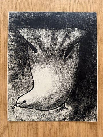 Claude Lhoste (1929-2010) - La Colombe, 1958