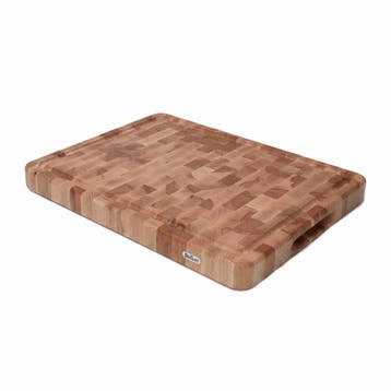 Butler - Kopsbeukenhout - snijplank - met ril - 45x35x4cm, Verzenden, Nieuw