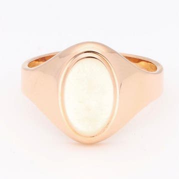 Bague - 14 carats Or rose, Union soviétique., Nieuw