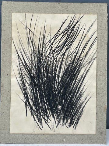 Attribué à Hans Hartung (1904-1989) - Abstraction (Vendu, Antiek en Kunst