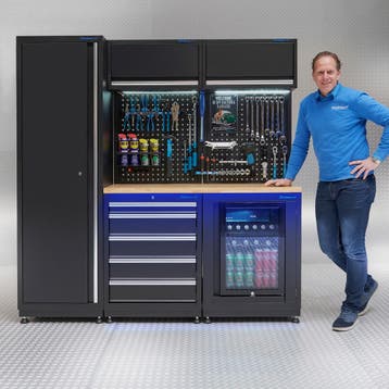 Datona Werkplaatsinrichting PREMIUM eiken werkblad met, Ophalen of Verzenden, Nieuw
