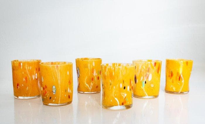 Ribes the Art of Glass - Maryana Iskra - Drinkset (6) -, Antiek en Kunst, Antiek | Glaswerk en Kristal