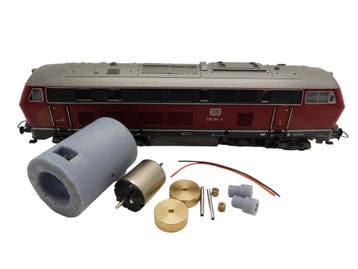 micromotor HR025C motor ombouwset voor Roco BR 215, Hobby en Vrije tijd, Modeltreinen | H0, Overige merken, Gelijkstroom, Verzenden