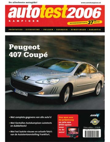 2006 AUTOTEST JAARBOEK NEDERLANDS, Nieuw