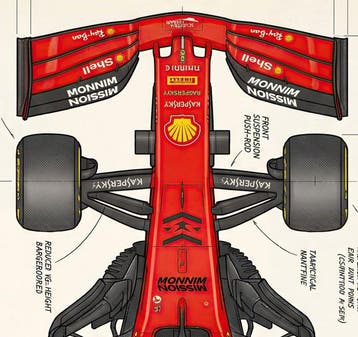 Kleury.art - [XL MATTE PAPER] Industrial Blueprint: Ferrari
