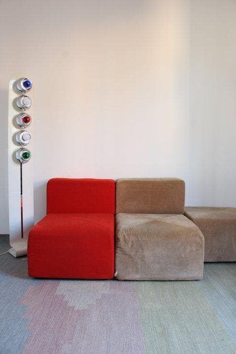 Anonima Castelli - Giancarlo Piretti - Canapé - Sistema 61 -, Antiek en Kunst, Kunst | Designobjecten