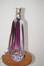 Val Saint Lambert - Tafellamp - Glas - Grote VSL kristal, Antiquités & Art