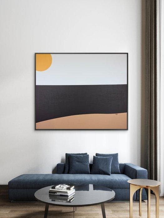 Enzo Affaticati - SUNNY OIL . XXL, Antiquités & Art, Art | Objets design