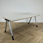 Haworth in hoogte verstelbare tafel 200x80 cm, licht grijs, Bureau