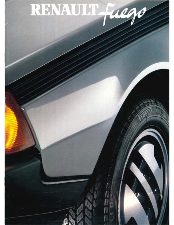 1982 RENAULT FUEGO BROCHURE NEDERLANDS, Livres, Autos | Brochures & Magazines