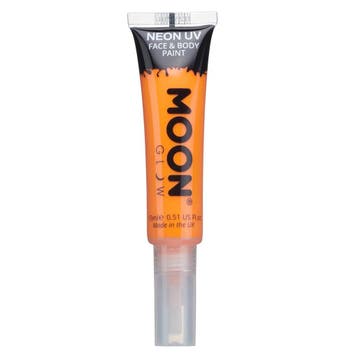Moon Glow Neon UV Face Paint with Brush Applicator Intense O, Verzenden
