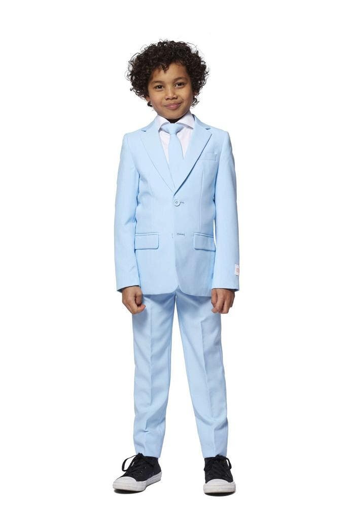 Lichtblauw Pak Jongen OppoSuits, Kinderen en Baby's, Carnavalskleding en Verkleedspullen, Nieuw, Verzenden