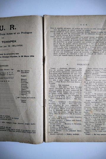 Karel Capek (Tchapek); Antonin Artaud - R. U. R. [E.O. -