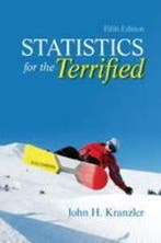 Statistics for the Terrified 9780205004065 JohnKranzler, Verzenden, JohnKranzler