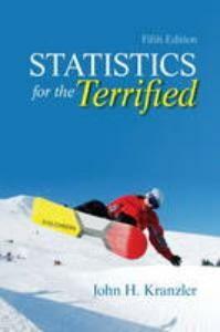 Statistics for the Terrified 9780205004065 JohnKranzler, Livres, Verzenden, JohnKranzler