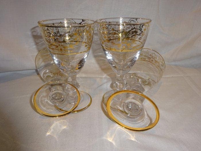 Mok - Glas - Jugendstil glazen, Antiek en Kunst, Antiek | Glaswerk en Kristal