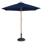 Parasol rond donkerblauw 2,5 meter Bolero, Verzenden