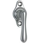 Draaikiepgarnituur Linea klein glans chroom, Nieuw