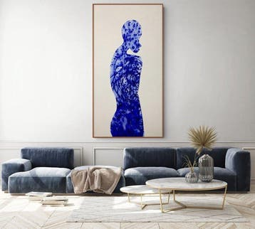 Christopher Shaw - Figure Blue - No Reserve XXL