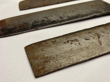Keukenmes - Staal, Hout - Japan - Gesigneerde messenset