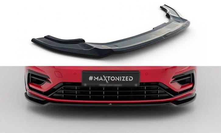 Front Splitter V.3 voor Volkswagen Golf 7.5R/R line Facelift, Autos : Divers, Tuning & Styling, Enlèvement ou Envoi