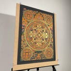 Manifestation of Buddhas Awakening Thangka - Painting of, Antiek en Kunst